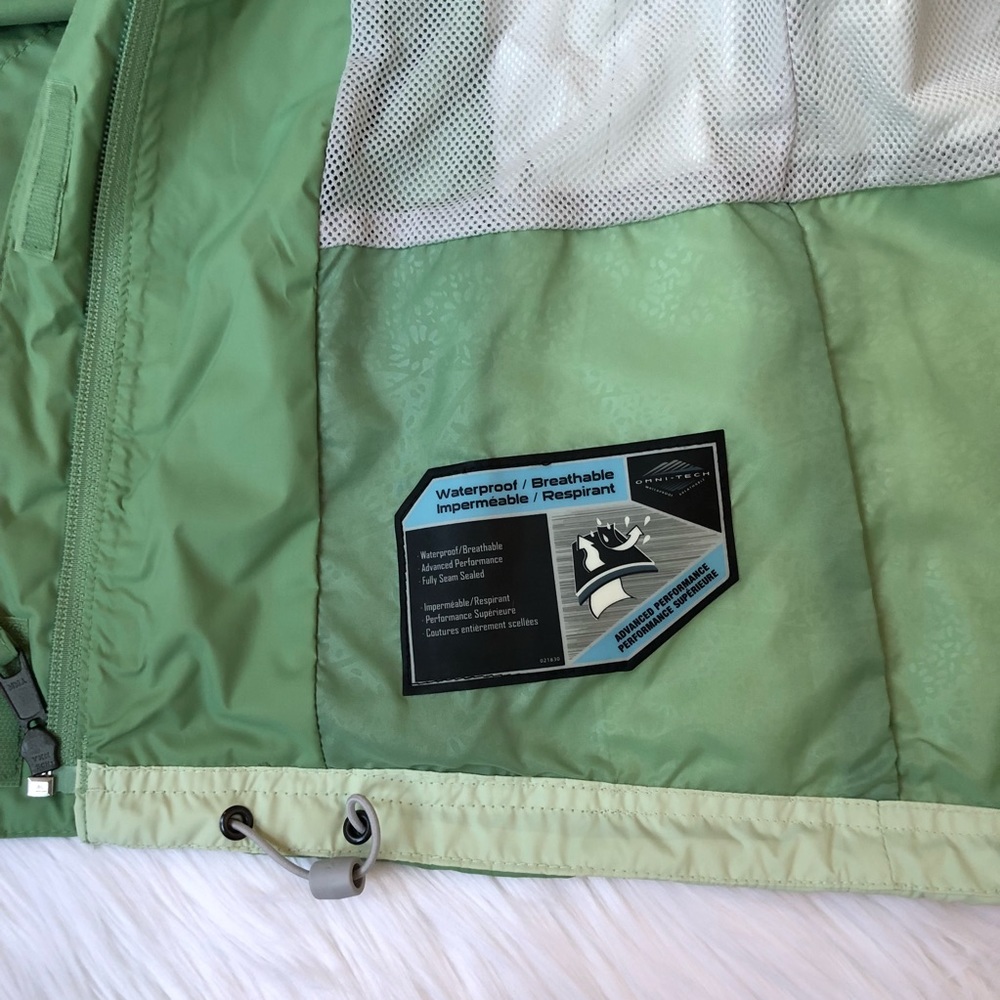 Columbia || Light Green Zip-up Hooded Jacket 🏞 - Picture 5 of 7